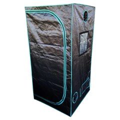 2 Pack 0.8x0.8x1.6m Mylar Grow Tents with Metal Connectors and Windows-Off Grid Living Supplies