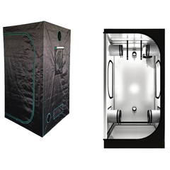 2 Pack 120x120x200cm Diamond Mylar Grow Tents for Indoor Growing-Off Grid Living Supplies