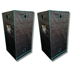 2 Pack 120x120x200cm Diamond Mylar Grow Tents for Indoor Growing-Off Grid Living Supplies