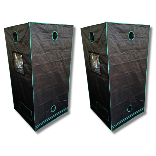 2 Pack 120x120x200cm Diamond Mylar Grow Tents for Indoor Growing-Off Grid Living Supplies