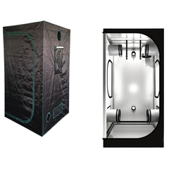 2 Pack 1.2x1.2x2m Mylar Grow Tents for HPS MH LED Setups-Off Grid Living Supplies