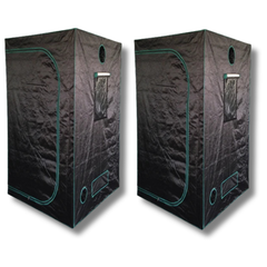 2 Pack 1x1x2m Diamond Mylar Grow Tents-Off Grid Living Supplies