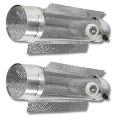 2 Pack 5 Inch / 125mm Cool Tube Reflectors for HPS / MH Grow Lights-Off Grid Living Supplies