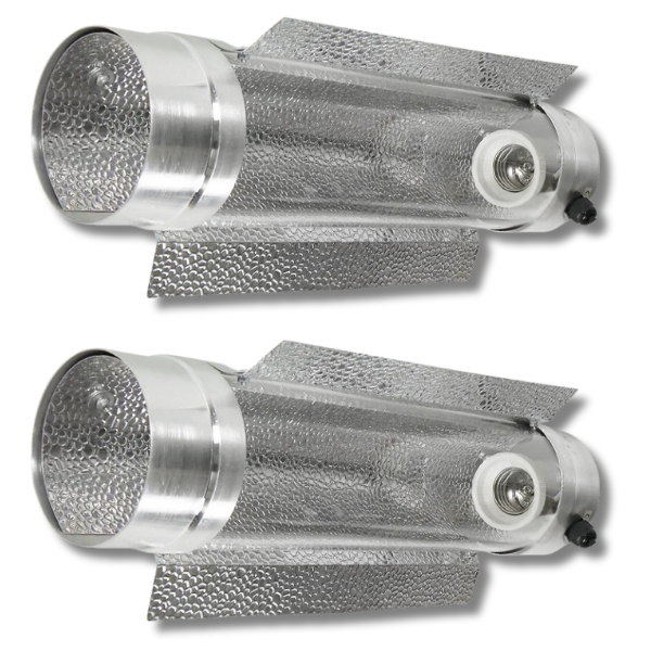 2 Pack 5 Inch / 125mm Cool Tube Reflectors for HPS / MH Grow Lights-Off Grid Living Supplies