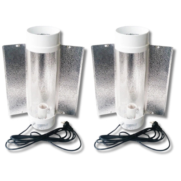 2 Pack 6 Inch 62cm Cool Tube Reflectors for HPS / MH Grow Lights-Off Grid Living Supplies