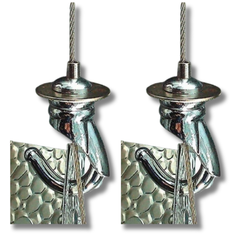 2 Pack Adjustable HangUps Light Hangers - Mojo Cow-Off Grid Living Supplies