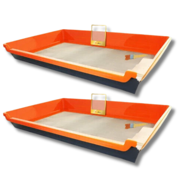 2 Pack Bud Flower Harvest Trimming Tray Screen Pollen Triclones-Off Grid Living Supplies