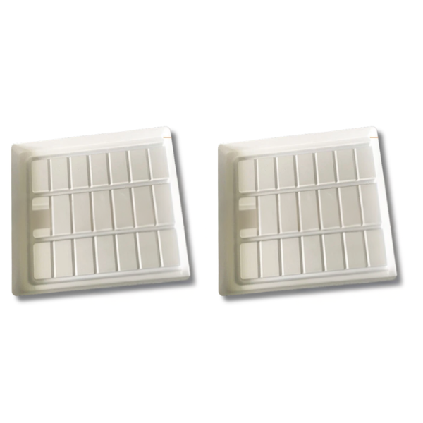2 Pack Flood and Drain Trays 550x550x80mm for Hydroponic Plant Beds-Off Grid Living Supplies