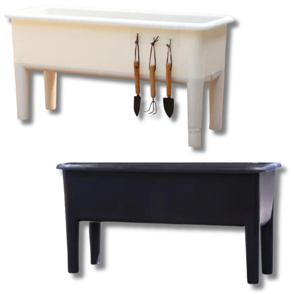 2 Pack Smart PP Vege Grow Pots Self-Watering with Plant Climb Trellis-Off Grid Living Supplies