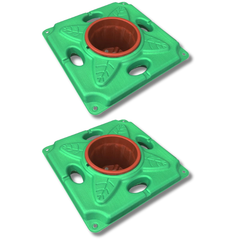 2 Piece Aquaponic Floating Grow Pad Kit for Hydroponics and Fish Ponds-Off Grid Living Supplies