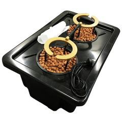2 Pot DWC Watering Grow System with Feeding Pump and Aeroponics-Off Grid Living Supplies