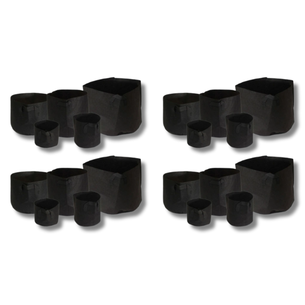 20 Pack 1 Gallon Fabric Felt Grow Pots for Hydroponics-Off Grid Living Supplies