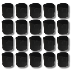 20 Pack 3 Gallon Fabric Felt Grow Pots for Hydroponic Plant Growth-Off Grid Living Supplies