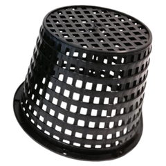 20 Pack 5.75" Grow Net Cups Mesh Pots Aeroponic Hydroponic Use-Off Grid Living Supplies