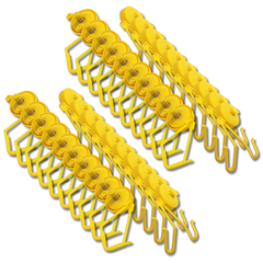 20 Pack Double Hook Plant Yoyo Hangers 1.7m with Stopper-Off Grid Living Supplies