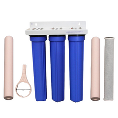 20" x 2.5" Spun Sediment Water Filters x2 with 5uM Carbon Reverse Osmosis Pre-Filter-Off Grid Living Supplies Australia