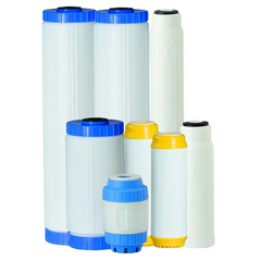 20" x 2.5" Spun Sediment Water Filters x2 with 5uM Carbon Reverse Osmosis Pre-Filter-Off Grid Living Supplies Australia