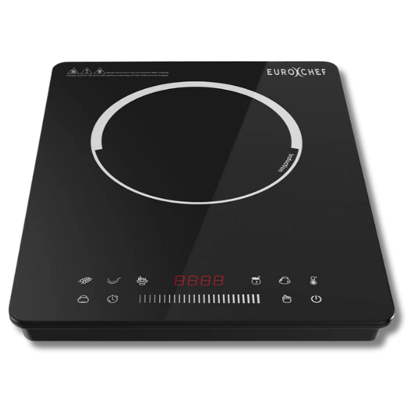 2000W Portable Induction Cooktop with 9 Heat Levels with Slider Touch Controls-Off Grid Living Supplies Australia