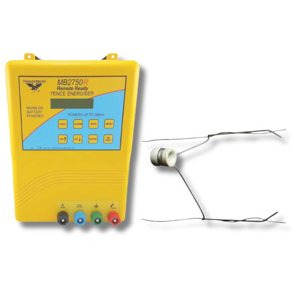 200km MB2750R Mains & 12V Electric Fence Energiser - Thunderbird-Off Grid Living Supplies Australia