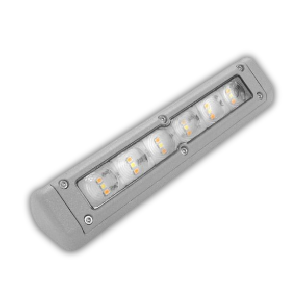 200mm LED Awning Light Grey 12V For Caravan & RVs-Off Grid Living Supplies Australia