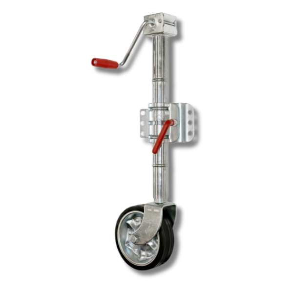 200mm Side Wind Jockey Wheel With Clamp-Off Grid Living Supplies Australia