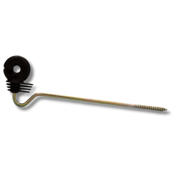 200x 200mm Screw-In Offset Wood Post Insulators for Electric Fence-Off Grid Living Supplies Australia