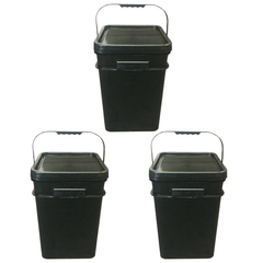20L Bucket with Lid for DWC or Aquaponics DIY Hydroponic Use-Off Grid Living Supplies