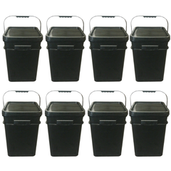 20L Bucket with Lid for DWC or Aquaponics DIY Hydroponic Use-Off Grid Living Supplies
