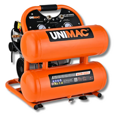 20L Twin Tank 116PSI Silent Oil-Free Portable Electric Air Compressor-Off Grid Living Supplies Australia