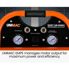 20L Twin Tank 116PSI Silent Oil-Free Portable Electric Air Compressor