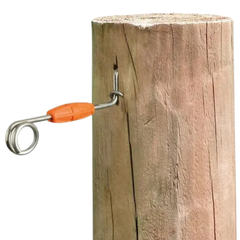 20x 160mm Livetip Lockset Offset Insulators for Electric Fence Tape, Cord & Wire - Wood Posts-Off Grid Living Supplies Australia