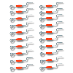 20x 260mm Livetip Lockset Offset Insulators for Electric Fence Tape, Cord & Wire - Wood Posts-Off Grid Living Supplies Australia