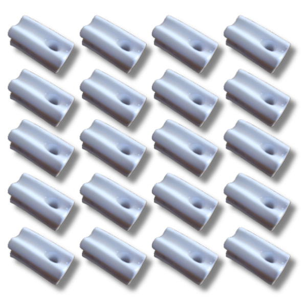 20x Porcelain Bullnose End Strain Insulators for Electric Fence-Off Grid Living Supplies Australia