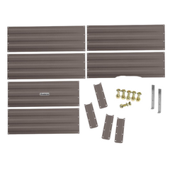 210 x 90 x 30cm Galvanized Steel Garden Bed - Grey-Off Grid Living Supplies Australia