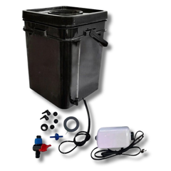 21L DWC Deep Water Culture Bucket with 8" Mesh Pot-Off Grid Living Supplies