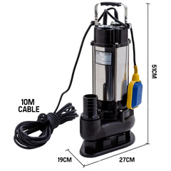 2250W Submersible Dirty Water Pump for Sewage / Bore / Septic Tank