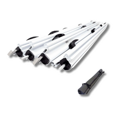 2300 - 2400mm Long Anti Flap Kit White With Bag-Off Grid Living Supplies Australia