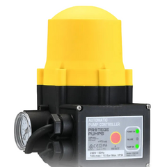 2350W Automatic High Pressure Jet Water Pump with Auto Digital Controller for Rainwater Tank & Irrigation - Grey