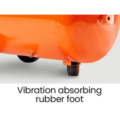 24L 2HP Portable Electric Air Compressor with Direct Drive & 2 Couplers