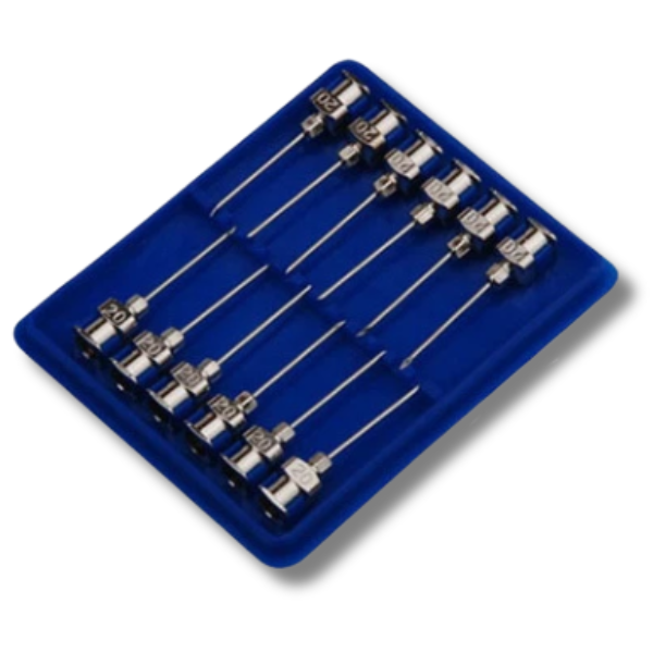 24x Stainless Steel Needles 16G x 1/2