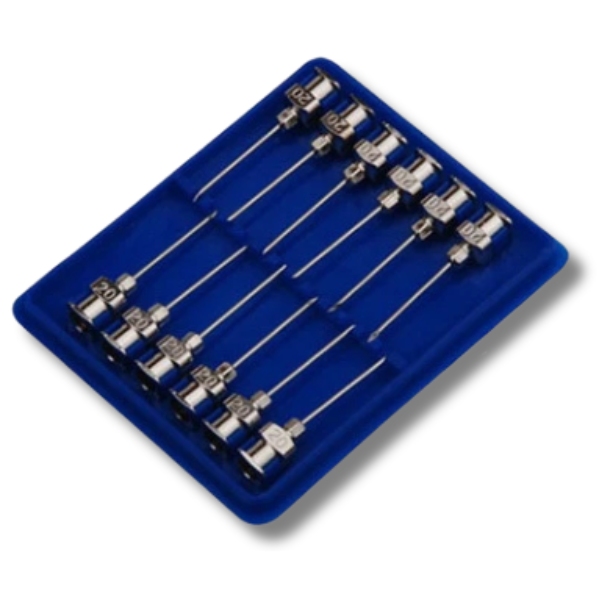 24x Stainless Steel Needles 16G x 3/4