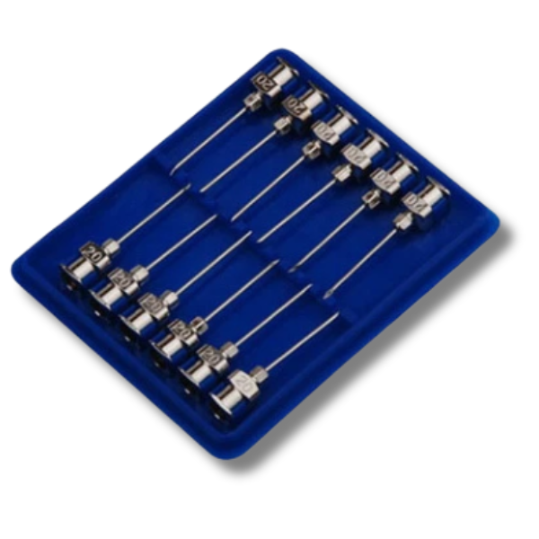 24x Stainless Steel Needles 20G x 1/2