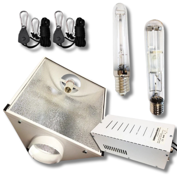 250W Air-Cooled HPS / MH Starter Kit with Vent and Magnetic Ballast-Off Grid Living Supplies