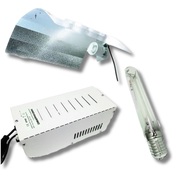250W HPS Lamp with Magnetic Ballast and Adjustable Wing Reflector-Off Grid Living Supplies