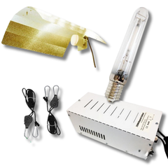 250W HPS Lamp with Magnetic Ballast and Wing Shade Grow Lighting Kit-Off Grid Living Supplies