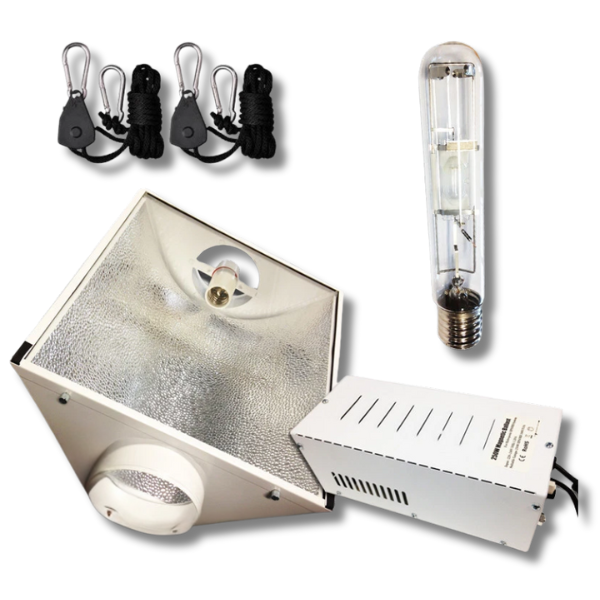 250W MH Lamp with Air-Cooled Reflector and HPS Magnetic Ballast Starter Kit-Off Grid Living Supplies