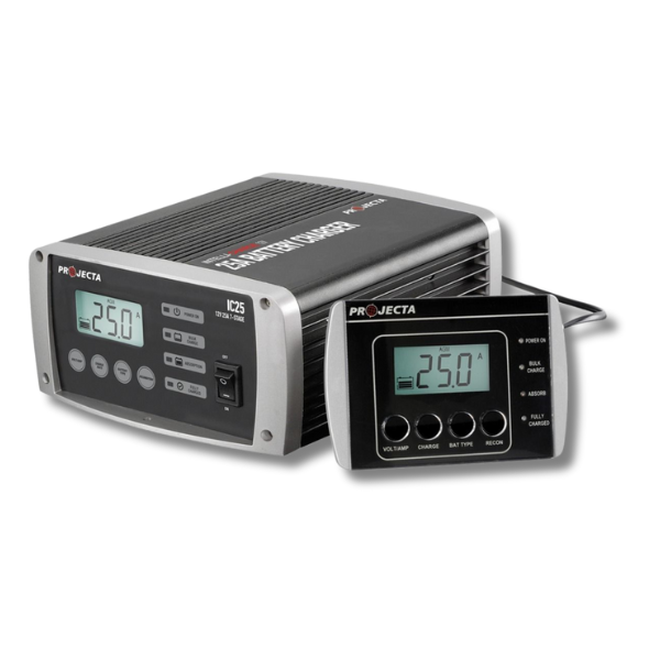25A 12V Automatic 7 Stage Battery Charger For Caravan & RVs-Off Grid Living Supplies Australia