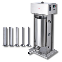 25L Electric Vertical Meat Stuffer - 304 Stainless Steel-Off Grid Living Supplies Australia