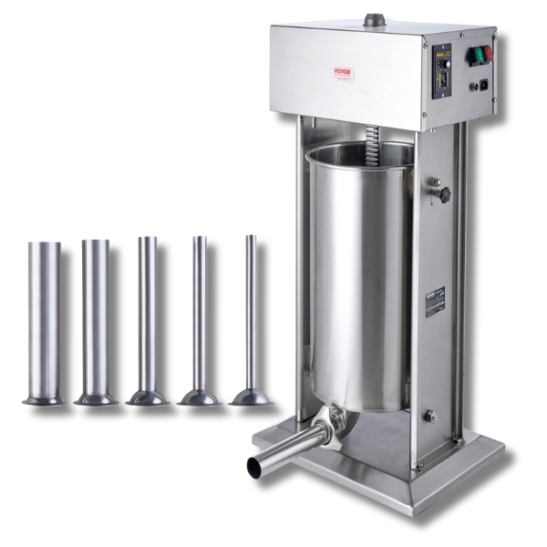 25L Electric Vertical Meat Stuffer - 304 Stainless Steel-Off Grid Living Supplies Australia