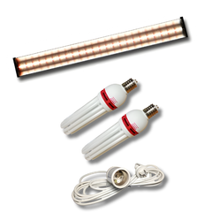 2700K + 14000K CFL + LED Blooming Grow Light Kit-Off Grid Living Supplies